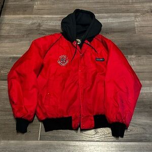 Vintage 1995 Cabela's Black and Red Outdoor Jacket
